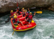 groupe de personnes profitent du rafting verdon